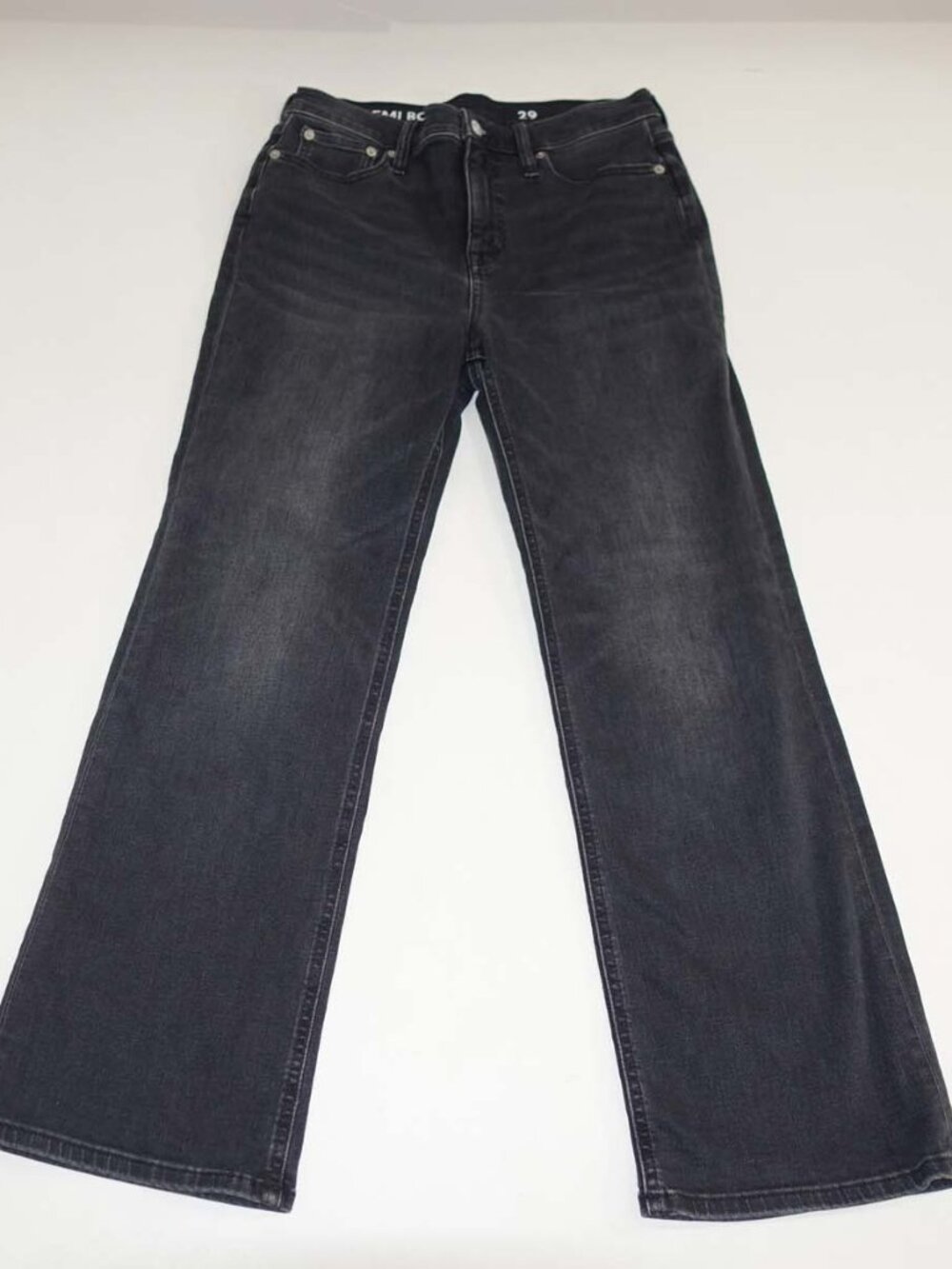 J. Crew Women's Slim Demi Boot Jeans Size 29 Gray High Rise 27" Inseam Stretch